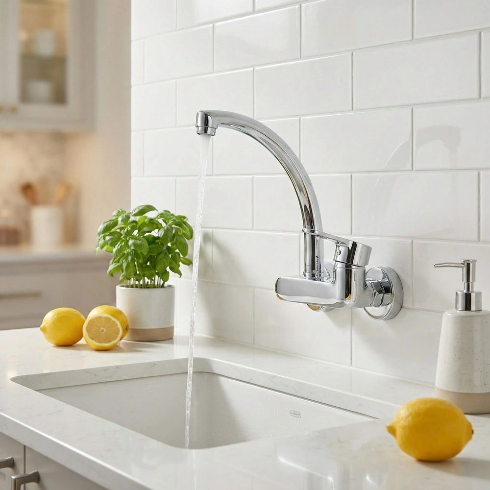 APLİKE ÇEŞME MİX YÜKSEK ZEBRA TM066 KROM Y.A.Ş