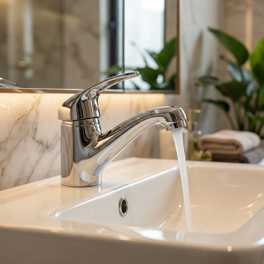 LAVABO ÇEŞMESİ MİX KLASİK STANDART TM003 KROM Y.A.Ş