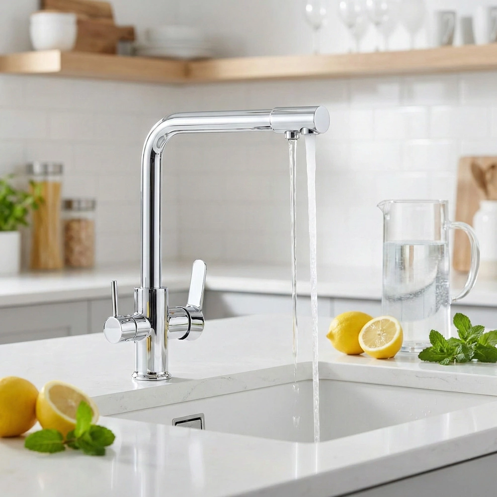 MUTFAK ÇEŞMESİ MİX SERA ARITMA ÇIKIŞLI SM006 KROM Y.A.Ş