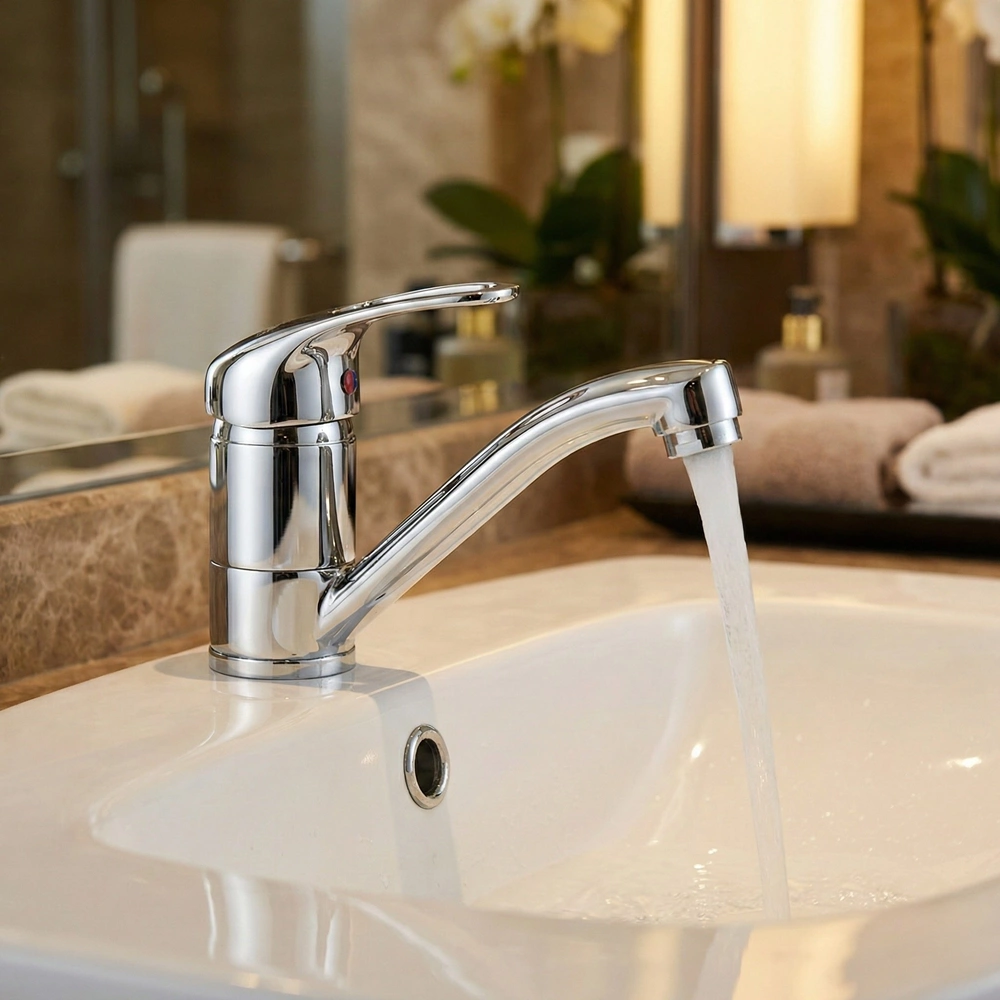 LAVABO ÇEŞMESİ MİX DÖNER KLASİK TM008 KROM Y.A.Ş