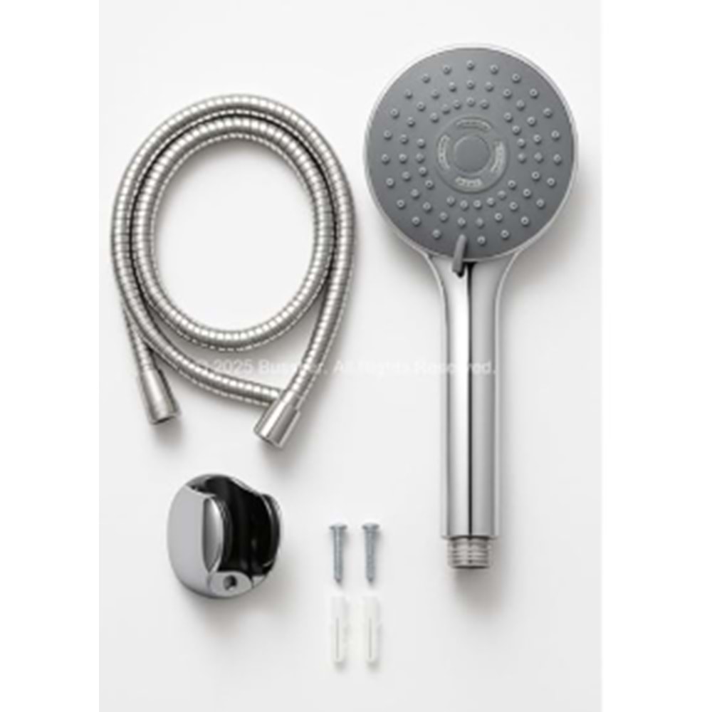 DUŞ SETİ MAFSALLI ORTA KUTULU ORTA KROM Y.A.Ş