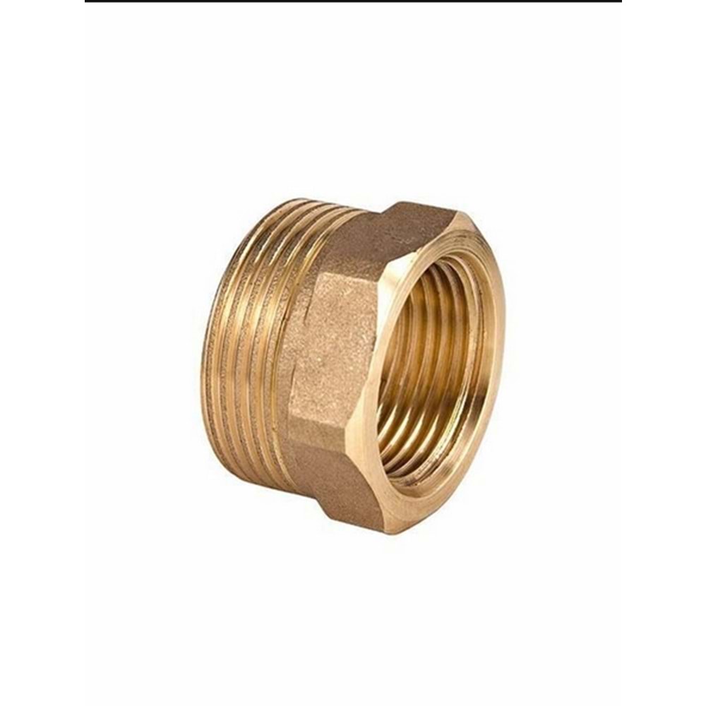 PİRİNÇ KROM BUŞ 3/8*1/4 SARI