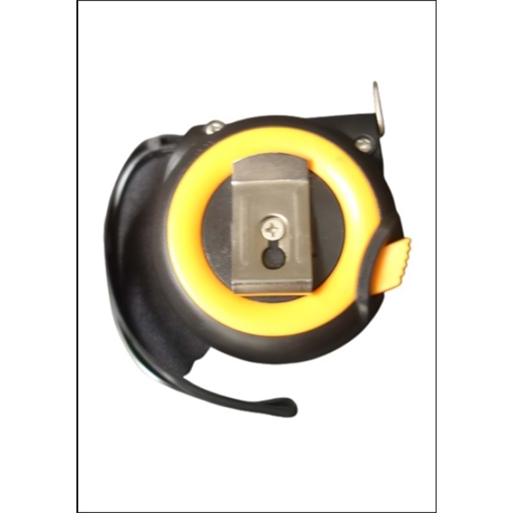 METRE PLASTİK KİLİTLİ 5 MT*25 MM SARI-SİYAH GK