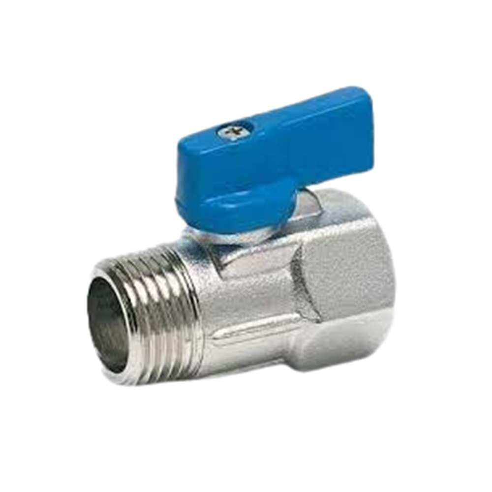 ÇERMİK BİLYALI MİNİ VANA 1/4*1/4 KROM