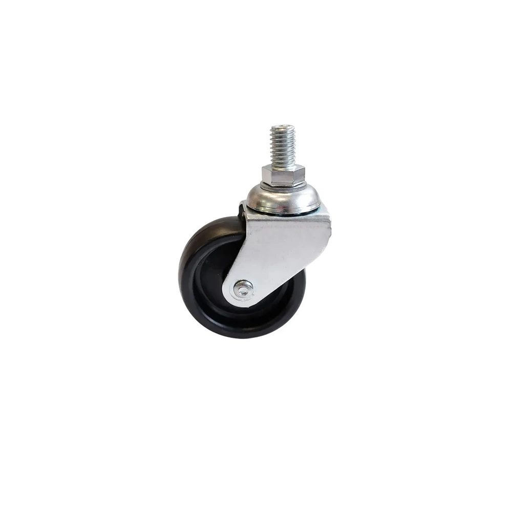 KOLTUK TEKERİ VİDALI 40 MM SİYAH HTS