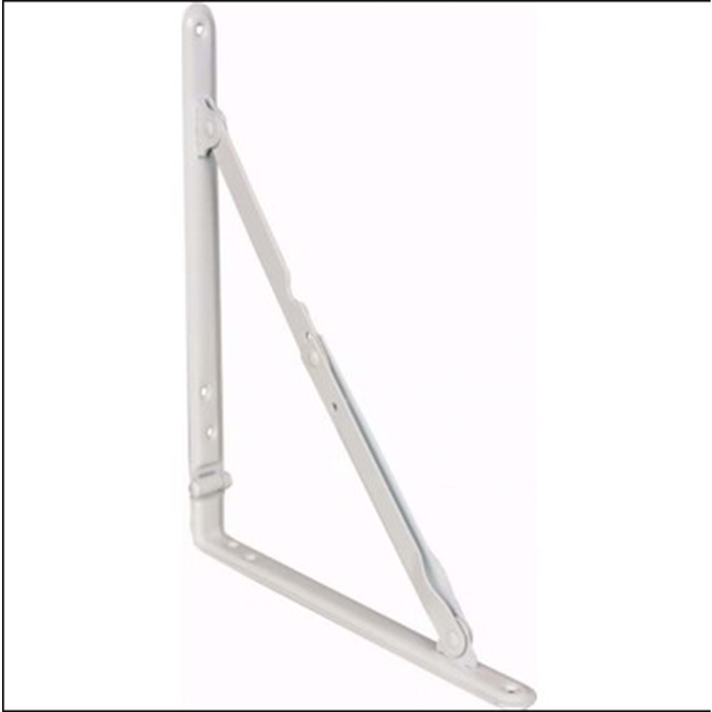 RAF KÖŞESİ KATLANIR ÇİFT 40 CM KROM ADL