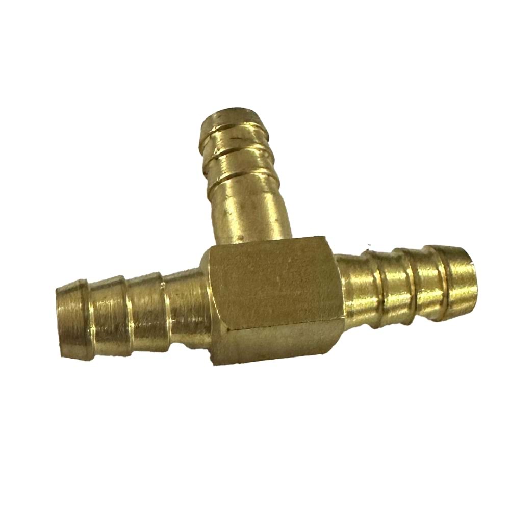 T MODEL GAZ DAFI PİRİNÇ 10 MM SARI