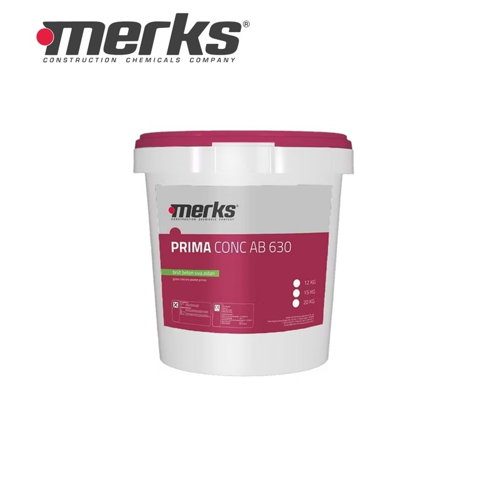 MERKS PRIMA CONC AB 630 BRÜT BETON ASTARI 12 KG YEŞİL