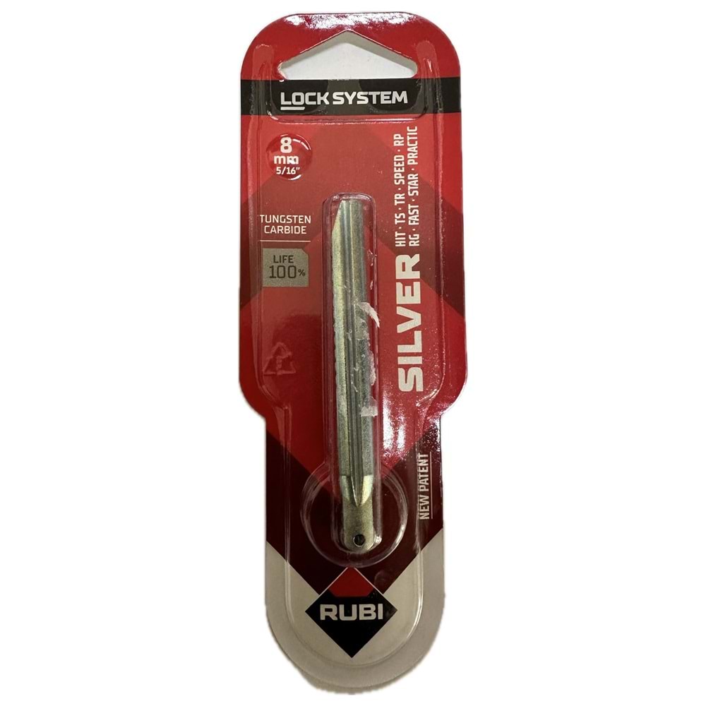 RUBİ TOOLS ELMAS SERAMİK KESME UCU 8 MM 5/16 İNÇ SİLVER