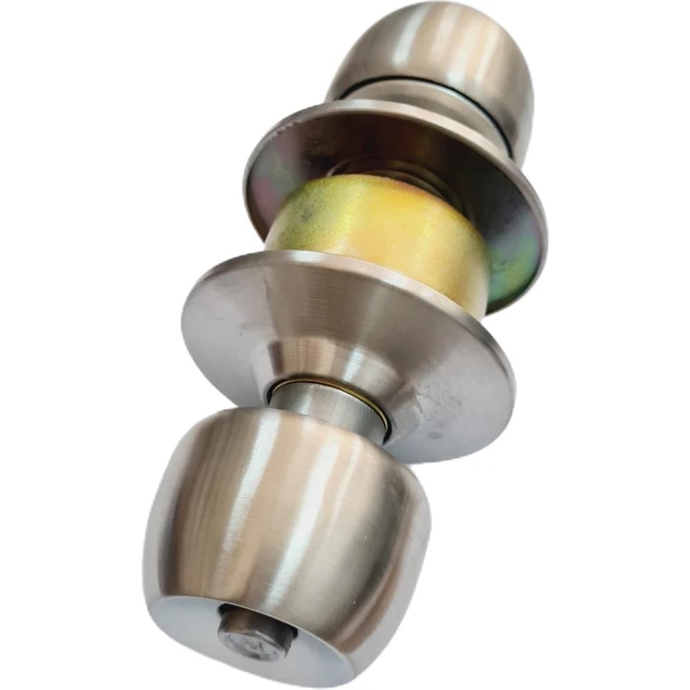 OTEL KAPI KİLİDİ YUVARLAK BAŞLIK 60 MM SİLVER CSR