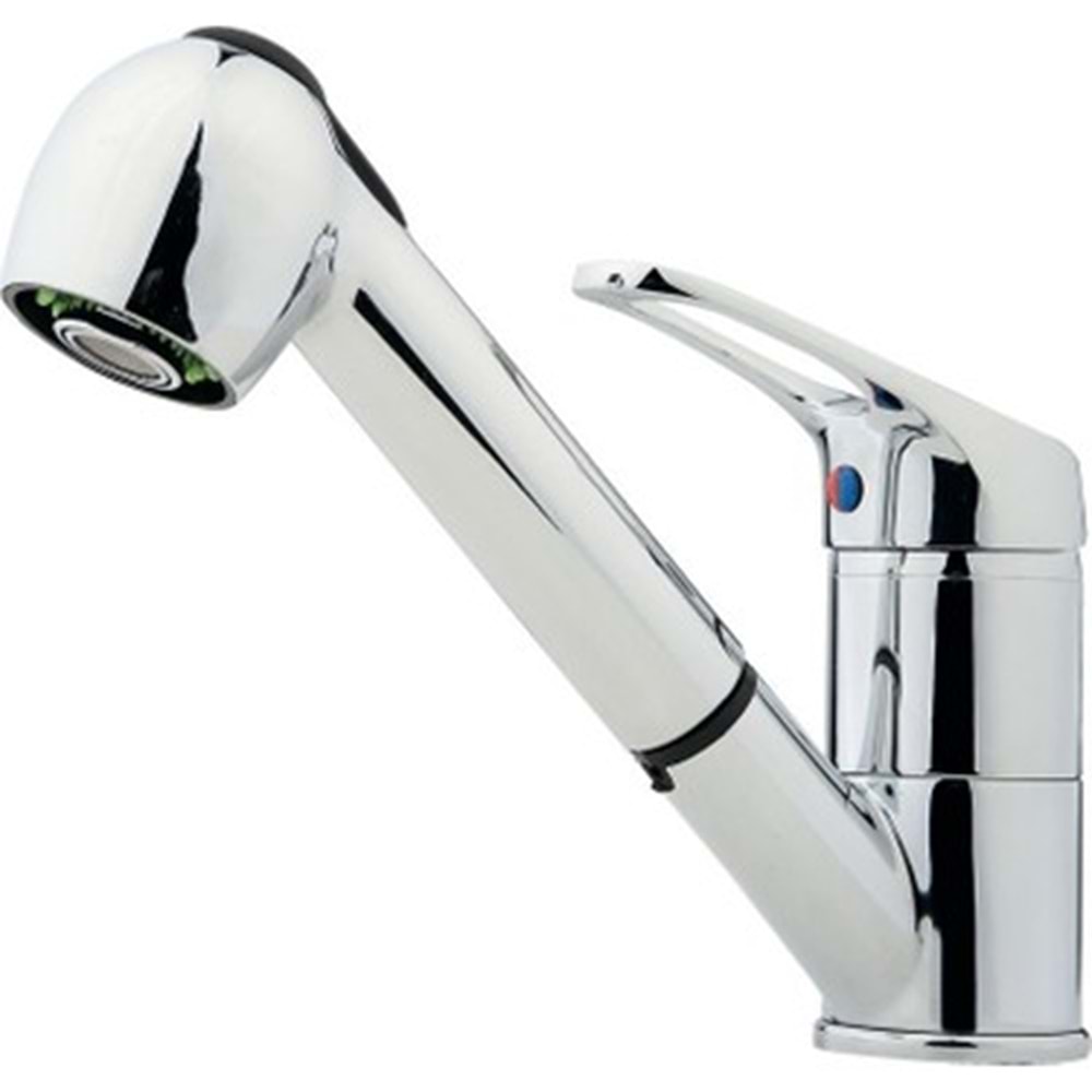 Y.A.Ş DELTA MİX L BORU SPİRAL MUTFAK ÇEŞMESİ TM068 KROM