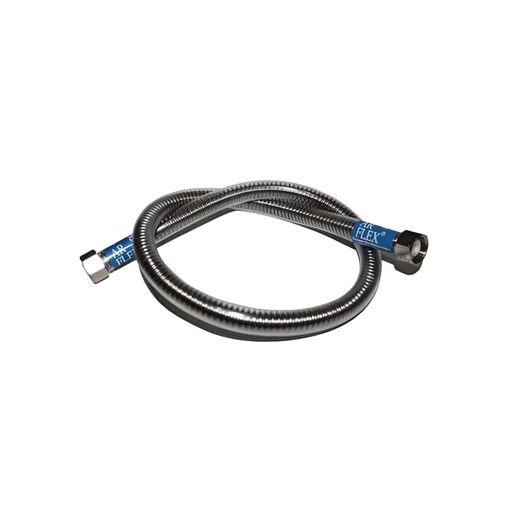 ARFLEX PVC KAPLI ÇELİK ÇEŞME FLEXİ 60 CM SİLVER