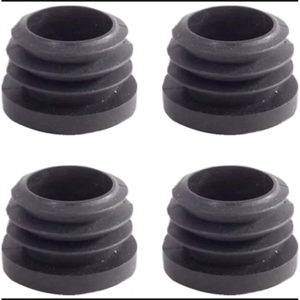 PROFİL TAPASI YUVARLAK PLASTİK 48 MM SİYAH ŞEN