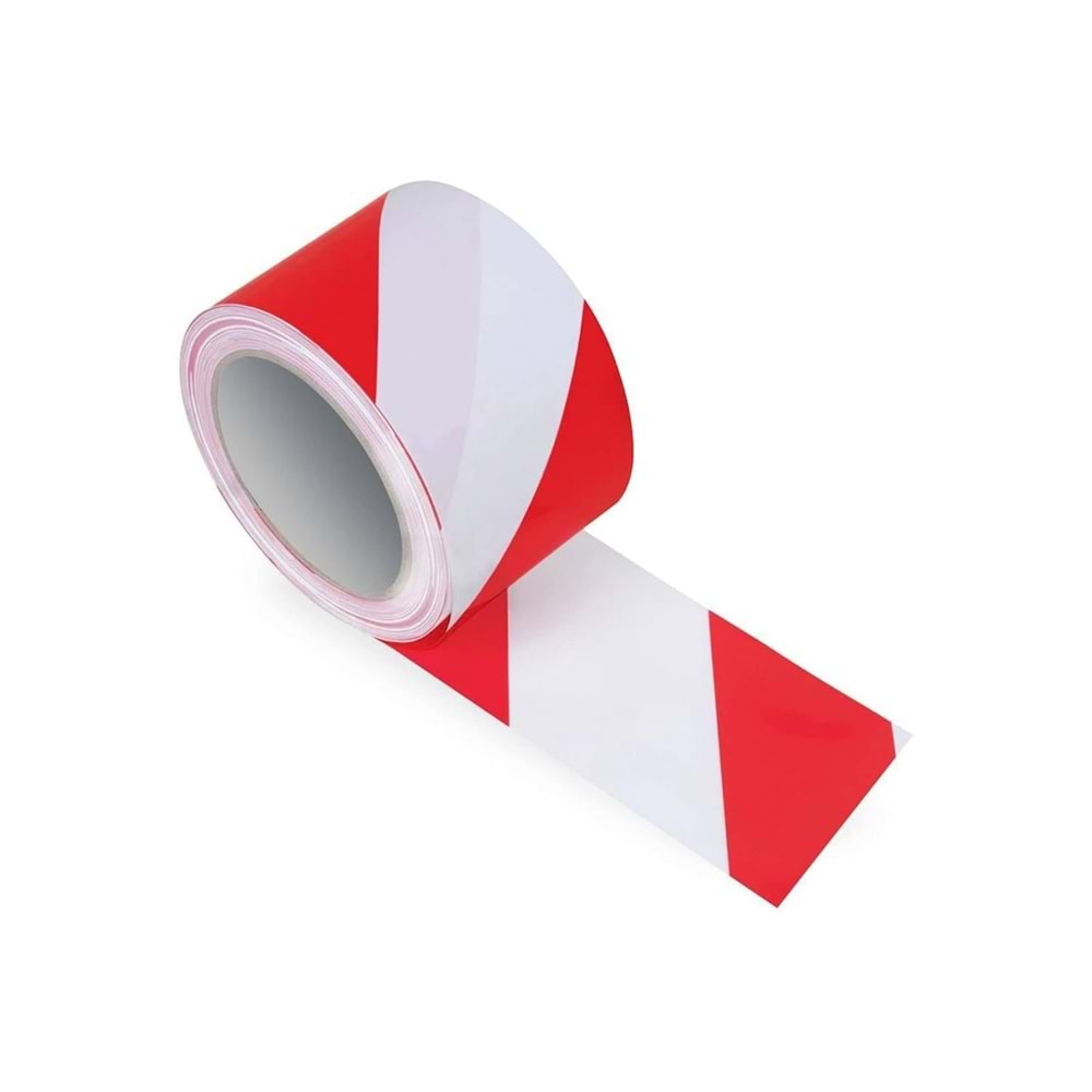 BONDİT İKAZ BANDI 60 MM*110 MT KIRMIZI-BEYAZ