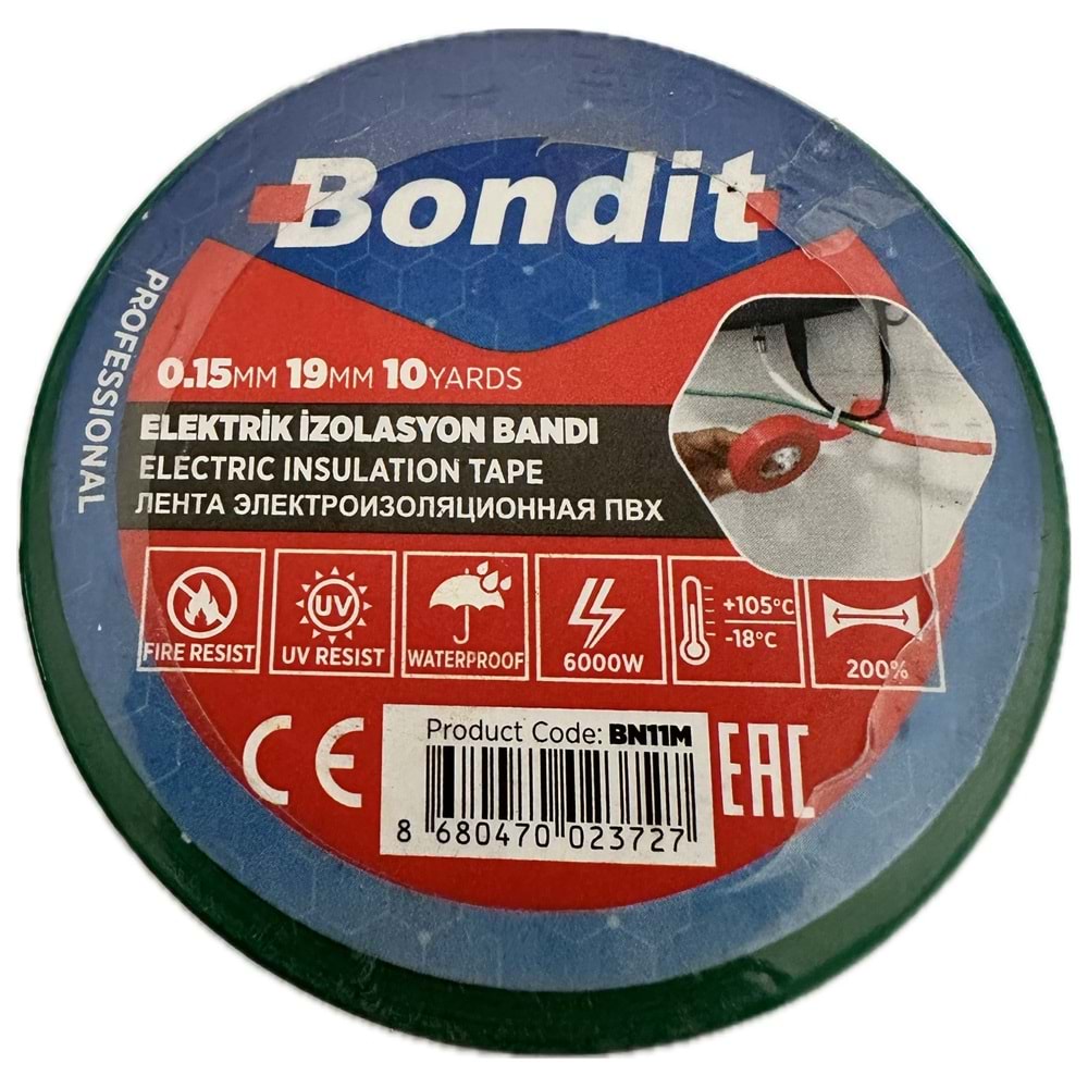 KABLO BANTI-ELEKTİRK-10 YARD-BONDİT-KARIŞIK
