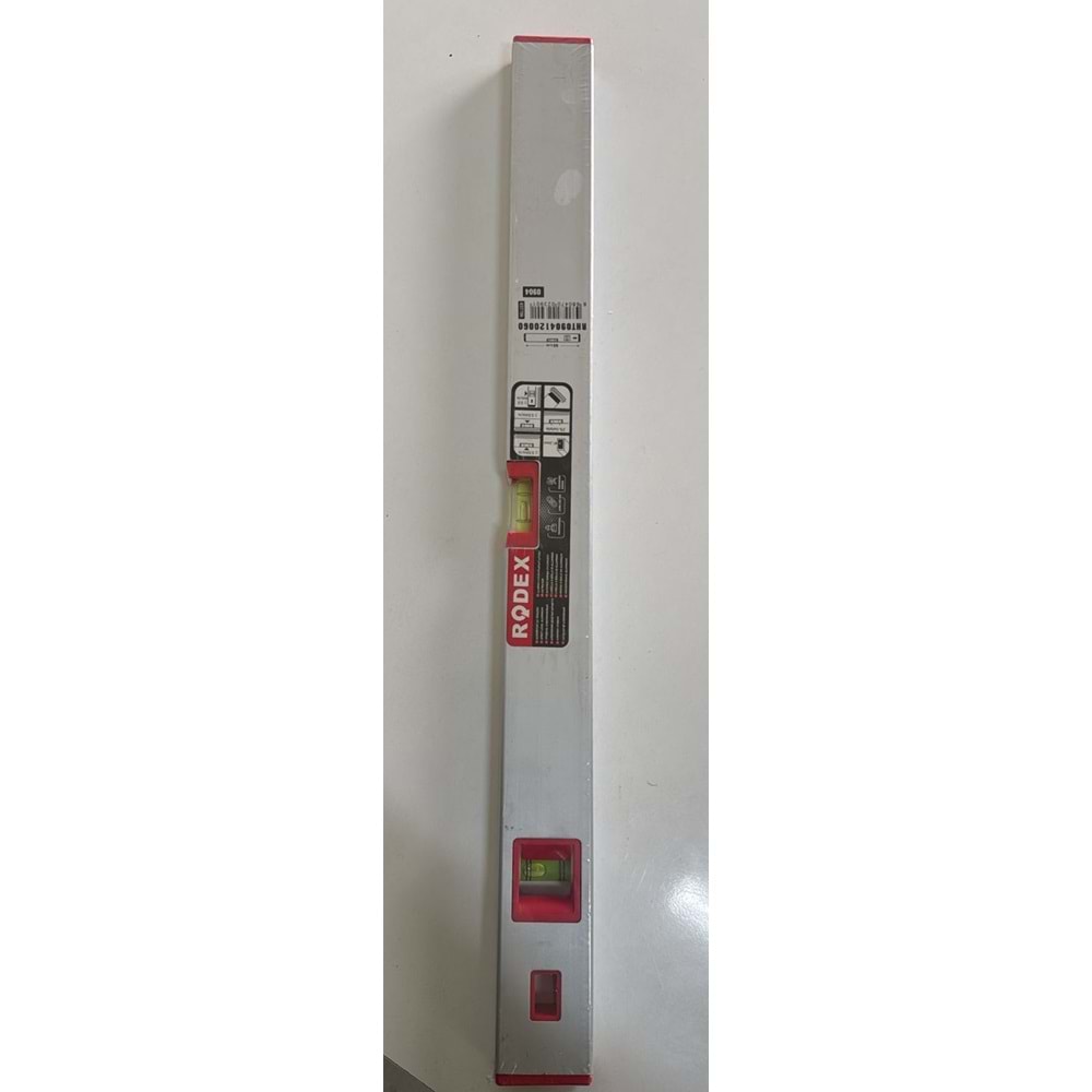 SU TERAZİSİ-ALÜMİNYUM-600 MM-RODEX-SİLVER RHT0904120060