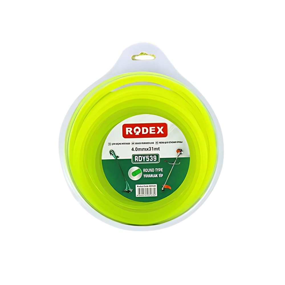 RODEX YUVARLAK OT BİÇME MİSİNA 4*31MT YEŞİL RDY539