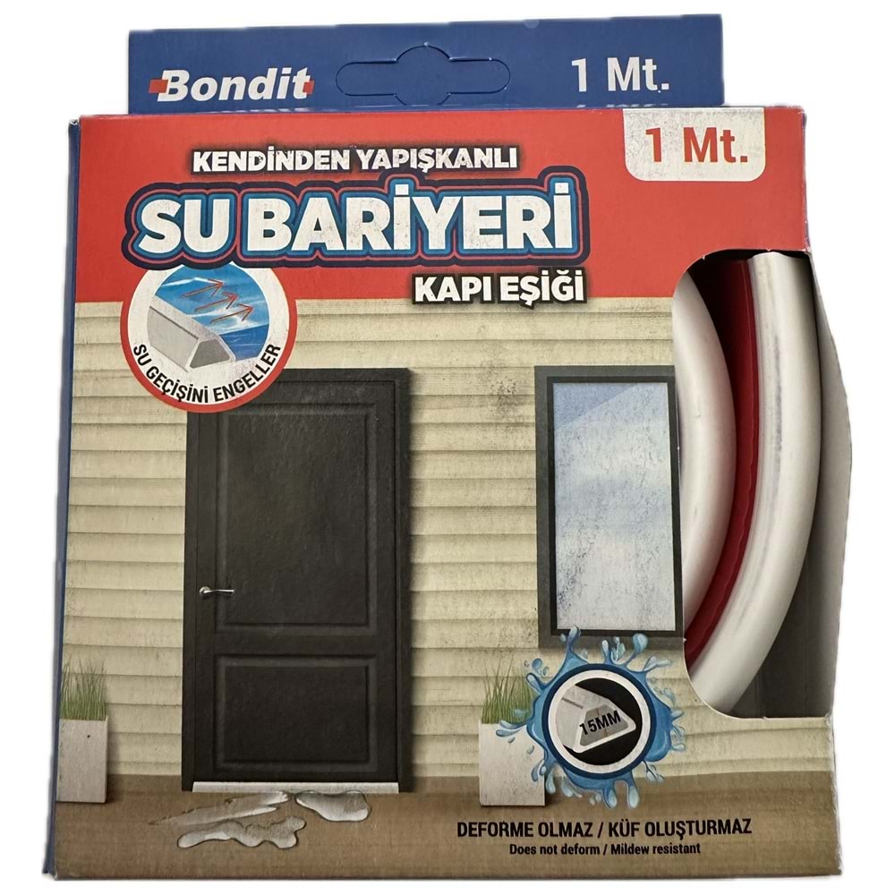 BONDİT SU BARİYERİ TAMİR BANDI 15 MM*1 MT BEYAZ