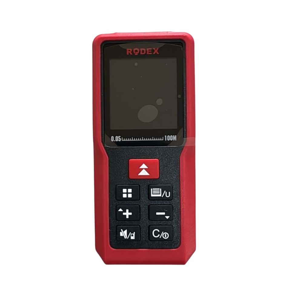 RODEX DİJİTAL LAZER METRE 100 MT KIRMIZI RHT0903110100