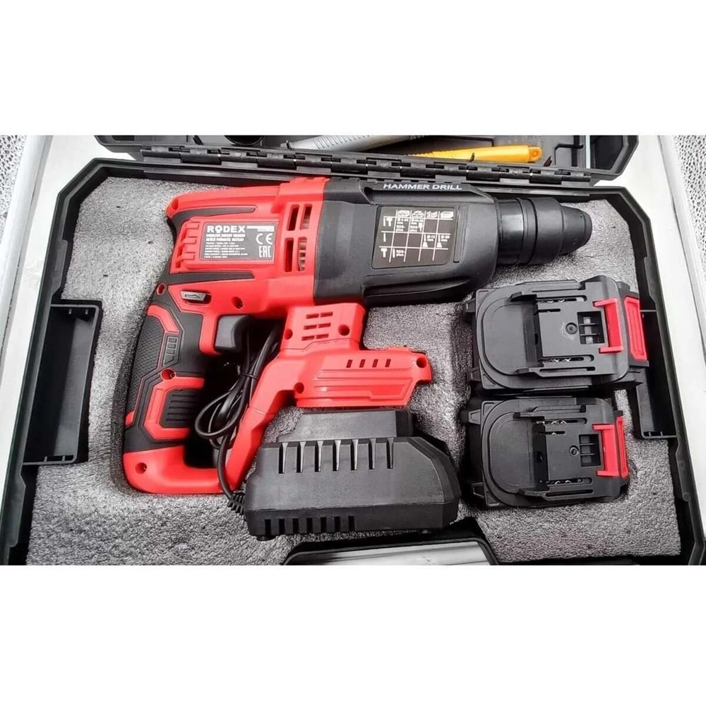 AKÜLÜ DARBELİ MATKAP-KIRICI-DELİCİ-26 MM 1400RPM RODEX RDX2325