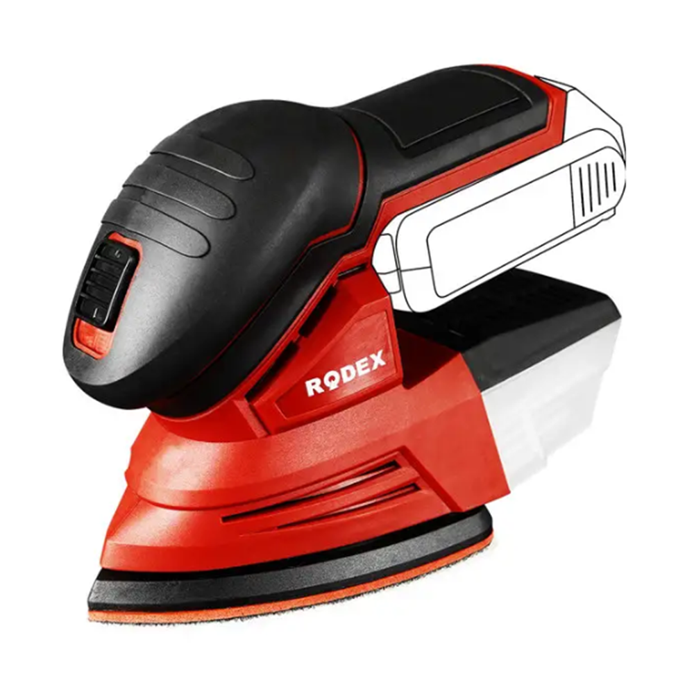 RODEX AKÜLÜ ÜÇGEN ZIMPARA 135*135*95MM 11000RPI RPX2260