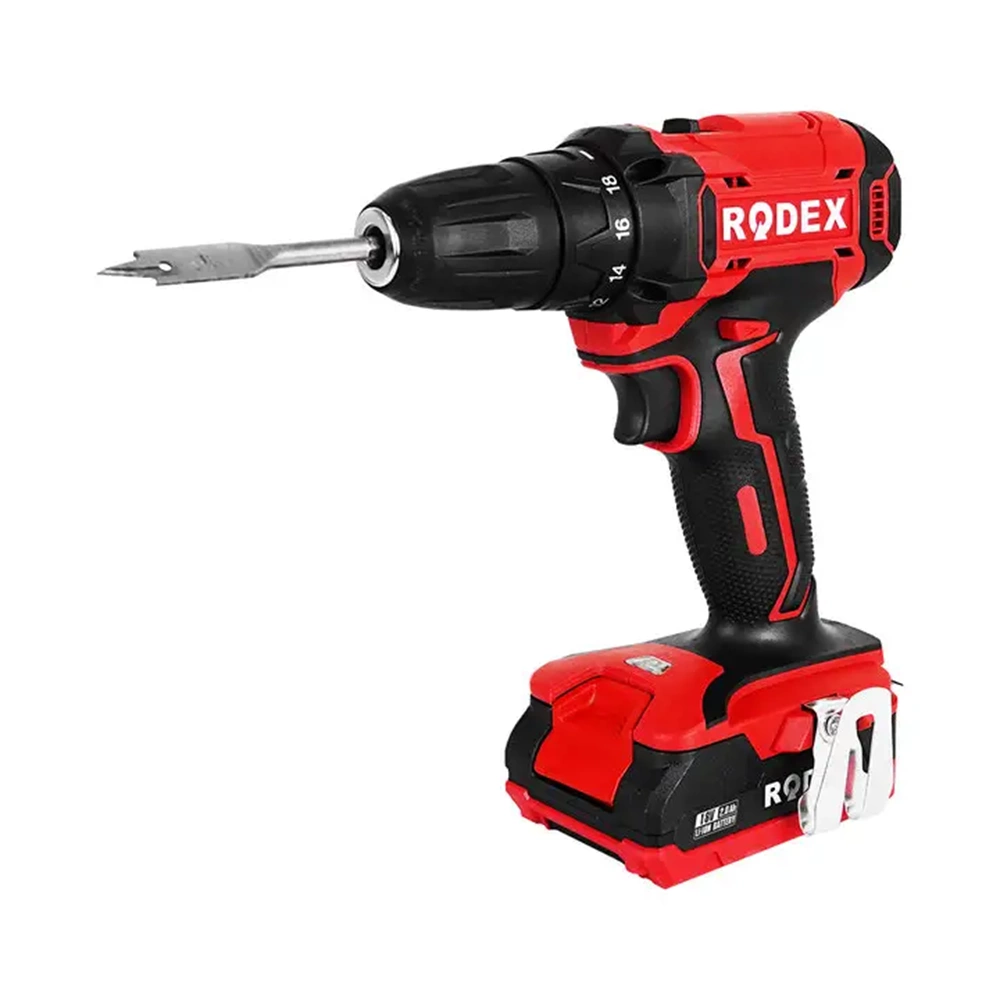 RODEX AKÜLÜ MATKAP VİDALAMA DELME 10 MM 350/1350 RPM 30NM 2X LI-ION 18V/2.0AH RDX3365