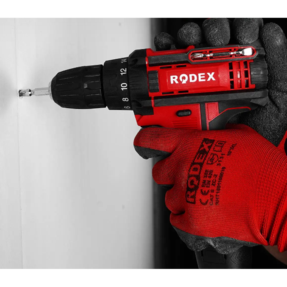 RODEX AKÜLÜ MATKAP ÇANTALI 10MM 350/1350RPMI RDX3321