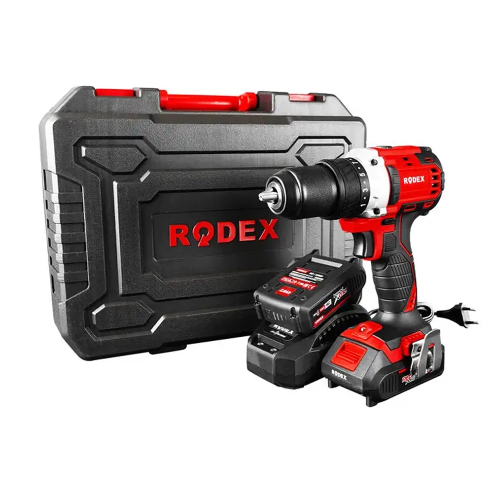 RODEX MATKAP AKÜLÜ KÖMÜRSÜZ 13 MM 500/1800 RPM 50NM 2 VİTES 20V 2X LI-ION BMC RPX2330F
