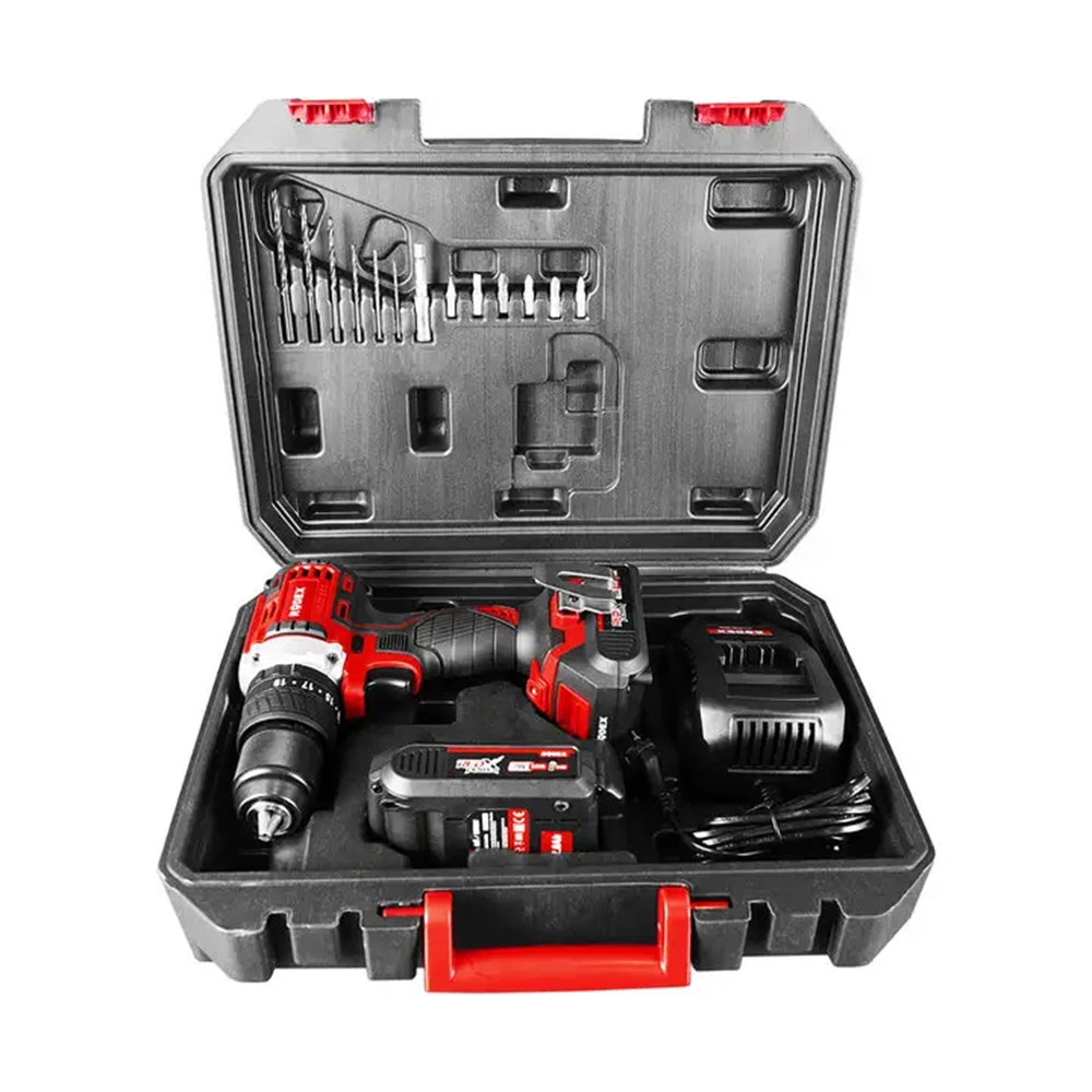 RODEX MATKAP AKÜLÜ DARBELİ KÖMÜRSÜZ 13 MM 500/1800 RPM 50NM 2 VİTES 20V 2X LI-ION BMC RPX2340F