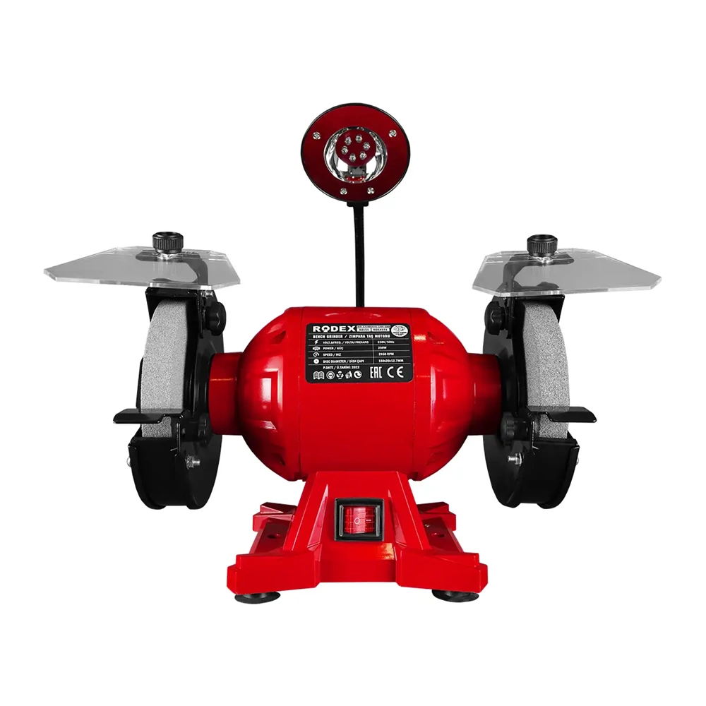 RODEX ZIMPARA TAŞ MOTORU ELEKTRİKLİ BAKIR SARGI 150 MM 2950 RPM 250W RDX4151