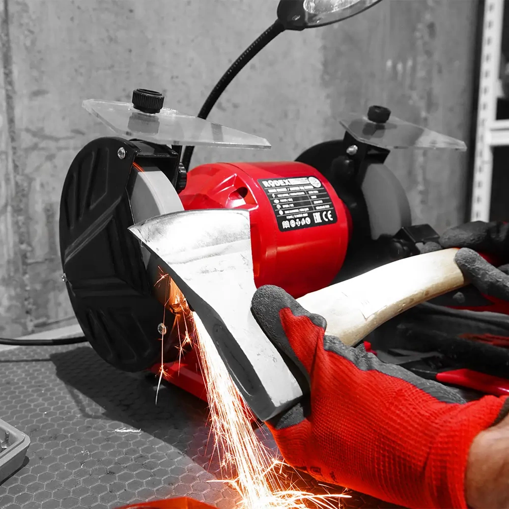 RODEX ZIMPARA TAŞ MOTORU ELEKTRİKLİ BAKIR SARGI 150 MM 2950 RPM 250W RDX4151