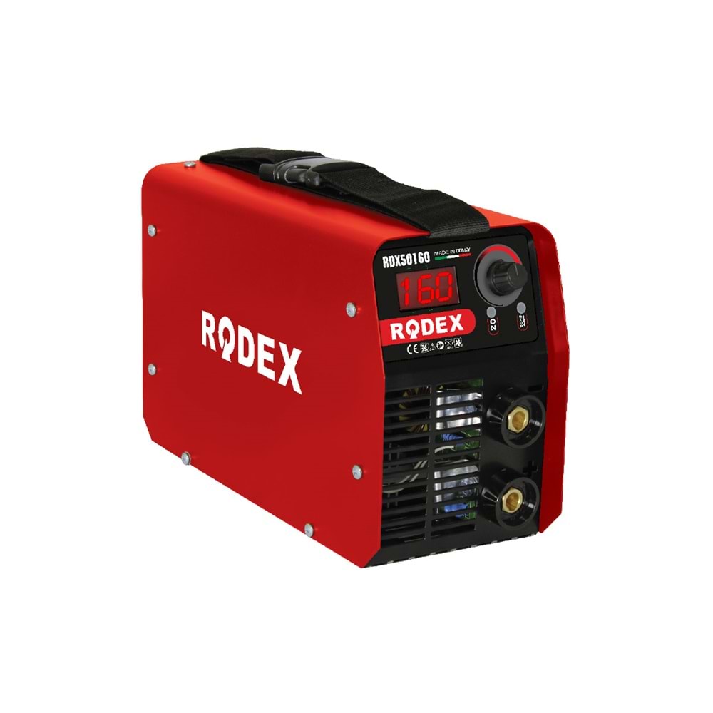 RODEX İNVERTER KAYNAK MAKİNESİ IGBT MMA DC 220V 160A 5.2KW KIRMIZI RDX50160