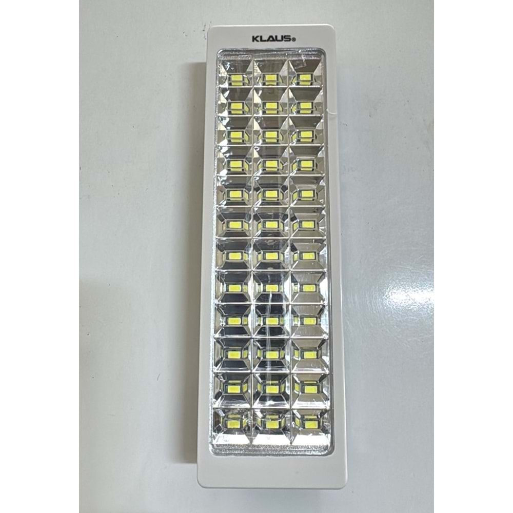 IŞILDAK-LED-ŞARJLI-12W-2400 MA-KLAUS-BEYAZ