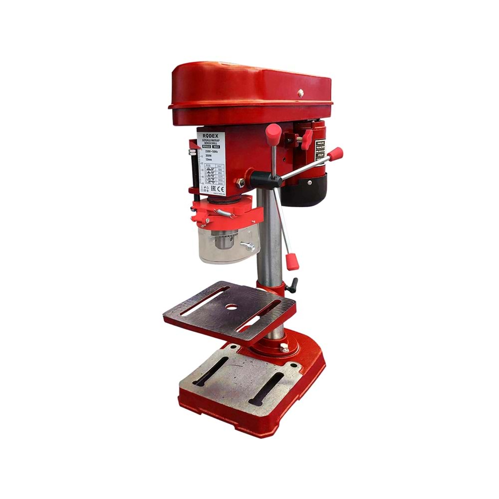 RODEX BAKIR SARGI AYAKLI MATKAP 5 VİTES 13 MM 580-2650RPM 350 KIRMIZI RDX613