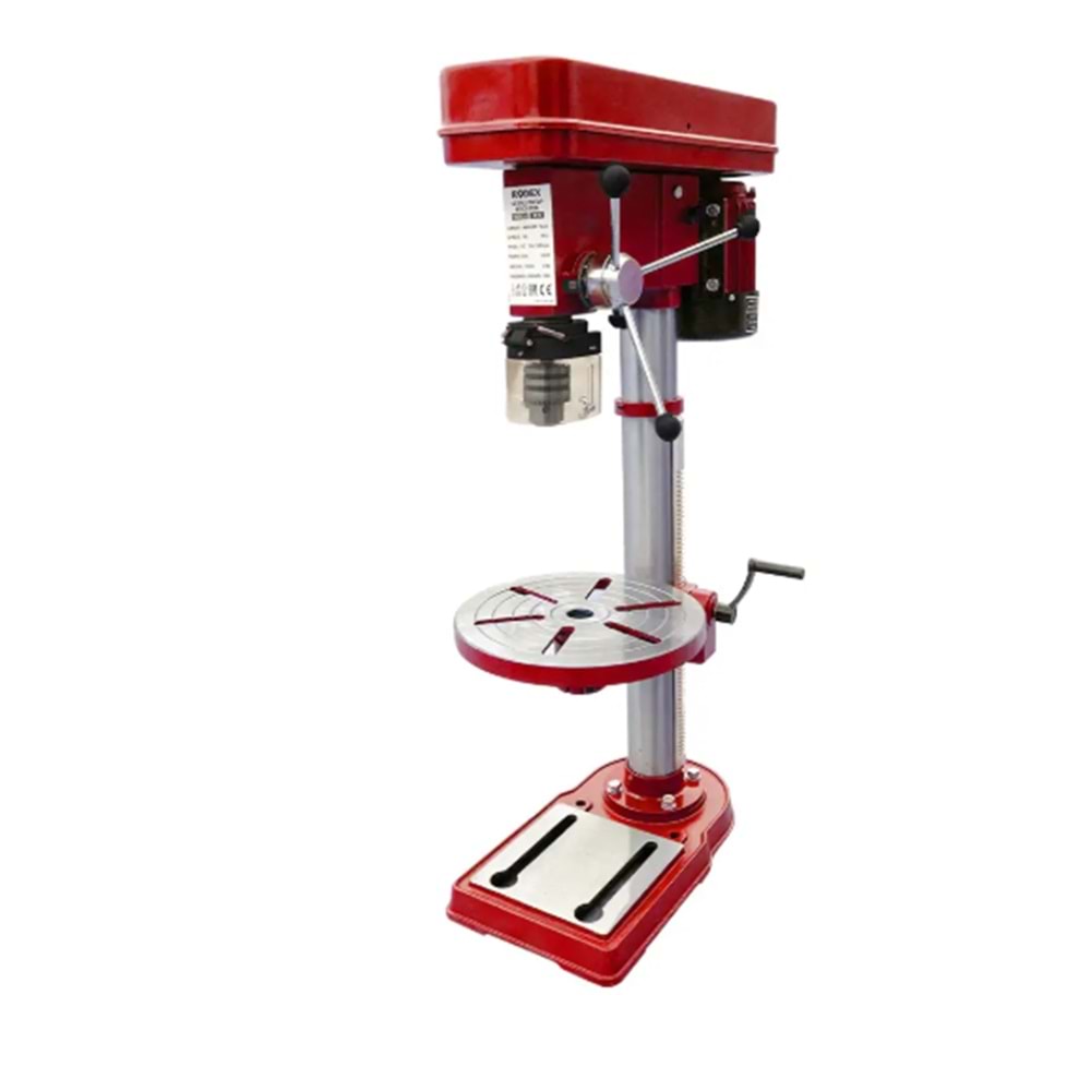 RODEX ELEKTRİKLİ SÜTUNLU MATKAP 16 MM 210-2220RPM 550W 12 VİTES BAKIR SARGI RDX616