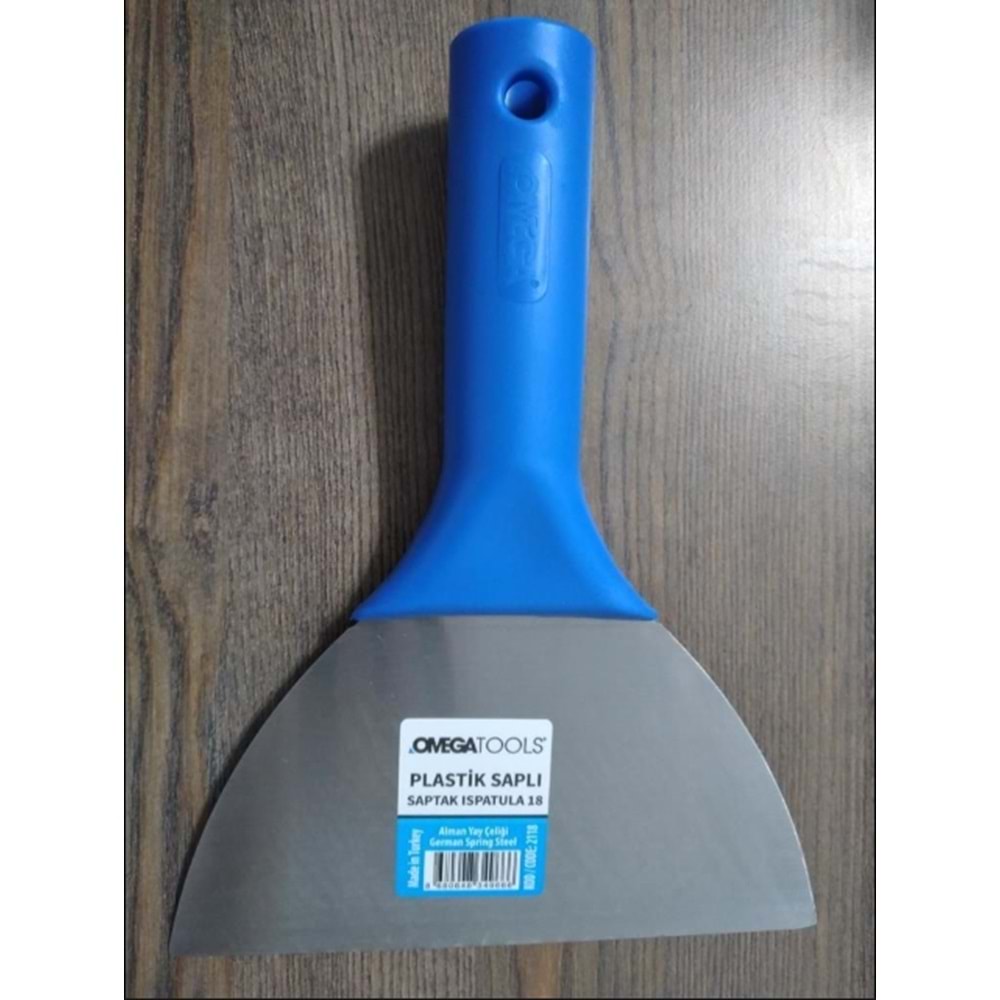 SPATULA PLASTİK SAP SAP TAKILAN NO:18 MAVİ OMEGA