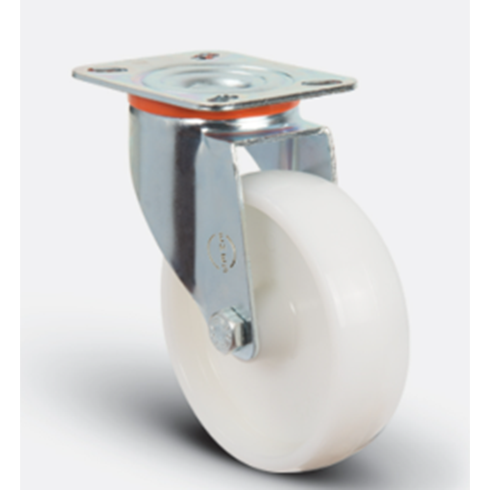 TEKERLEK POLY HAR HAREKETLİ 125 MM BEYAZ SEZAL