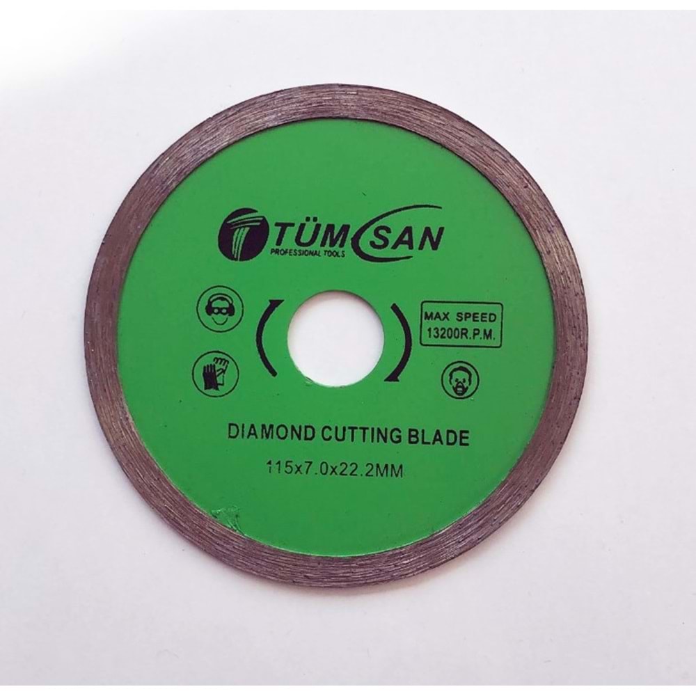 SERAMİK KESME TEPSİ DÜZ 115 MM YEŞİL TÜMSAN