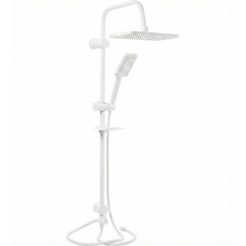 DUŞ SETİ ROBOT KARE 5+1 FONKSİYON KARE BEYAZ HÜNER-YAŞ