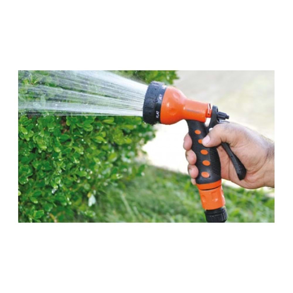 SU TABANCASI SÜZGEÇLİ TEK 7 FONKSİYONLU TURUNCU-SİYAH MEDALYAN