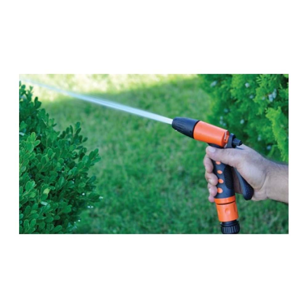 SU TABANCASI 4 PARÇA SİYAH-TURUNCU MEDALYAN