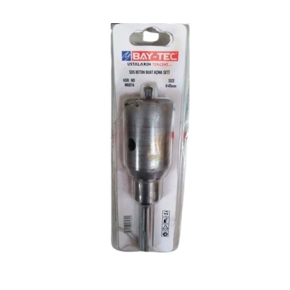 BAY-TEC SDS PLUS PANÇ BETON DELME 45 MM KROM