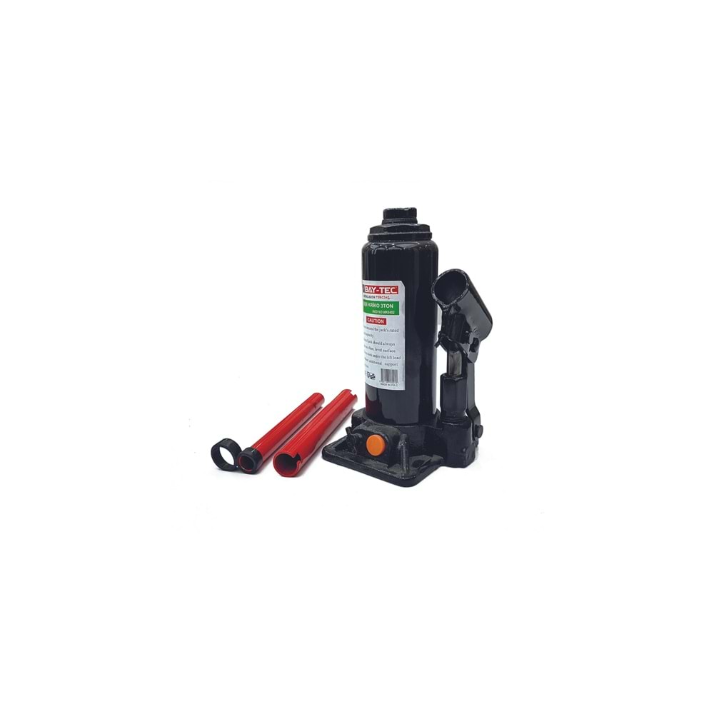 BAY-TEC KRİKO HİDROLİK 2 TON SİYAH