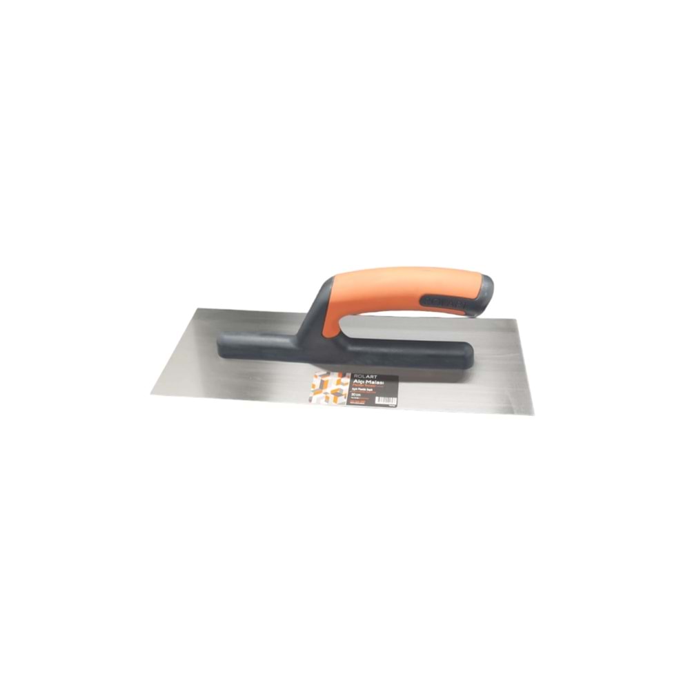 ROLART PLASTİK KAPALI SAPLI ALÇI MALA 40 CM TURUNCU-SİYAH