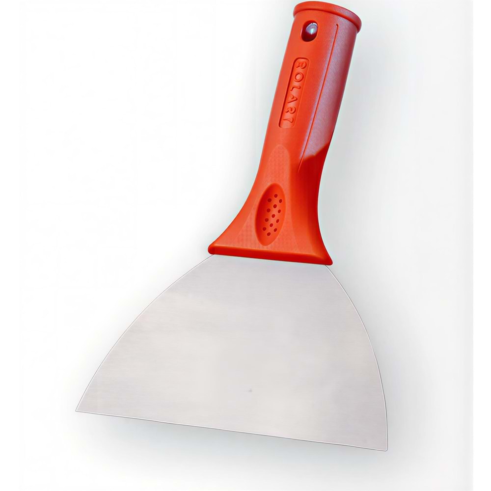 SPATULA PLASTİK SAP 14 CM TURUNCU KROM ROLART