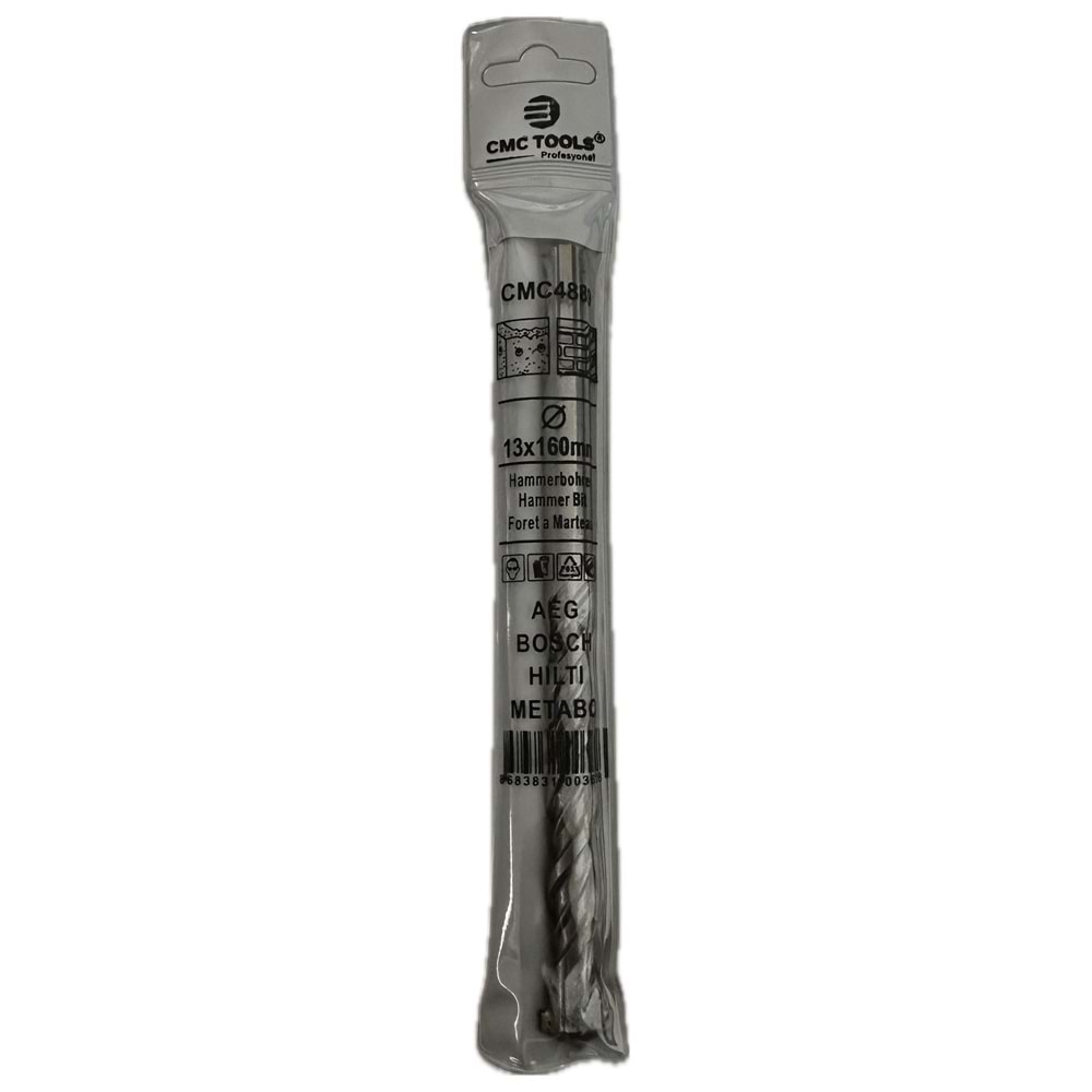 CMC SDS PLUS 2 ELMAS MATKAP UCU 13*160 MM SİLVER