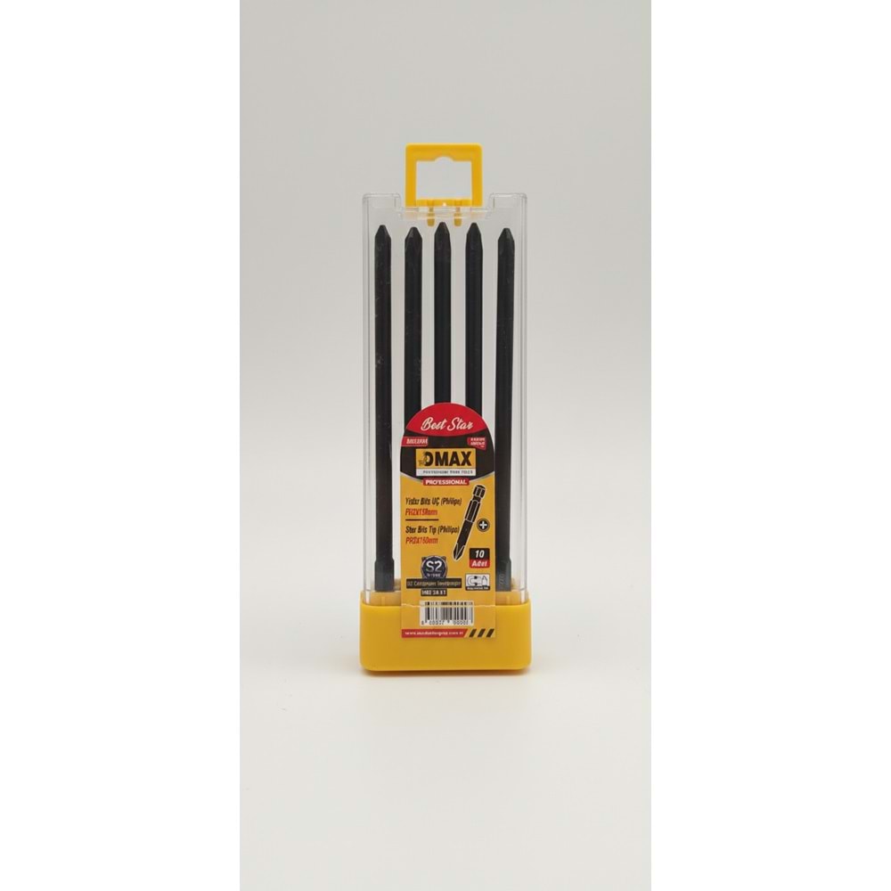 PH BİTS UÇ YILDIZ MIKNATISLI PH2*150 MM DMAX SİYAH