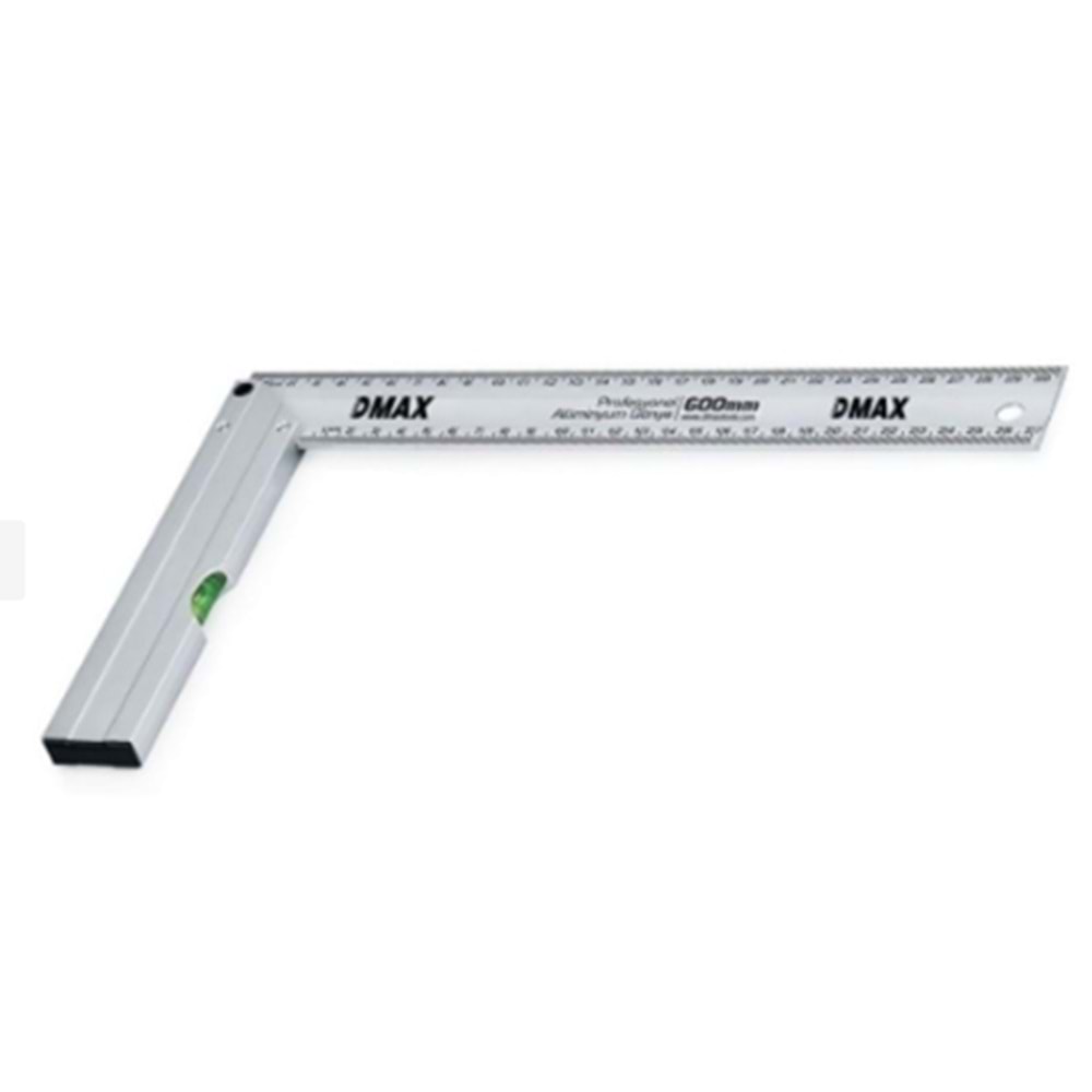 DMAX SU TERAZİLİ ALÜMİNYUM GÖNYE 250 MM SİLVER