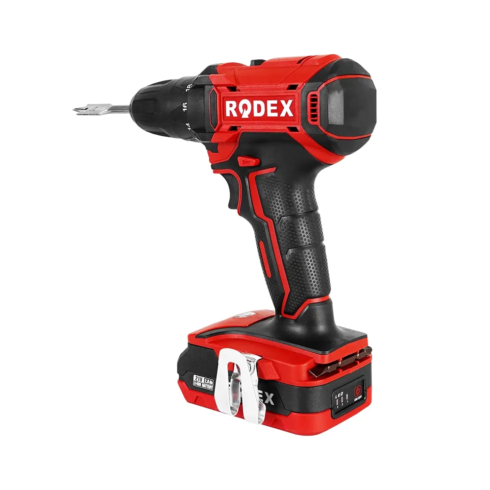 RODEX AKÜLÜ MATKAP VİDALAMA 10 MM 350/1350 RPM 35NM 2X LI-ION 20V/2.0AH 2 VİTES RDX3375