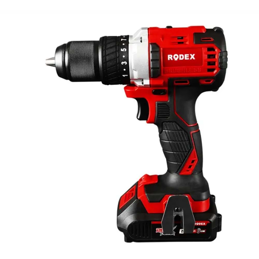 RODEX BMC AKÜLÜ KÖMÜRSÜZ MATKAP 2 VİTES 13 MM 500/1800 RPM 50NM 20V RPX2330